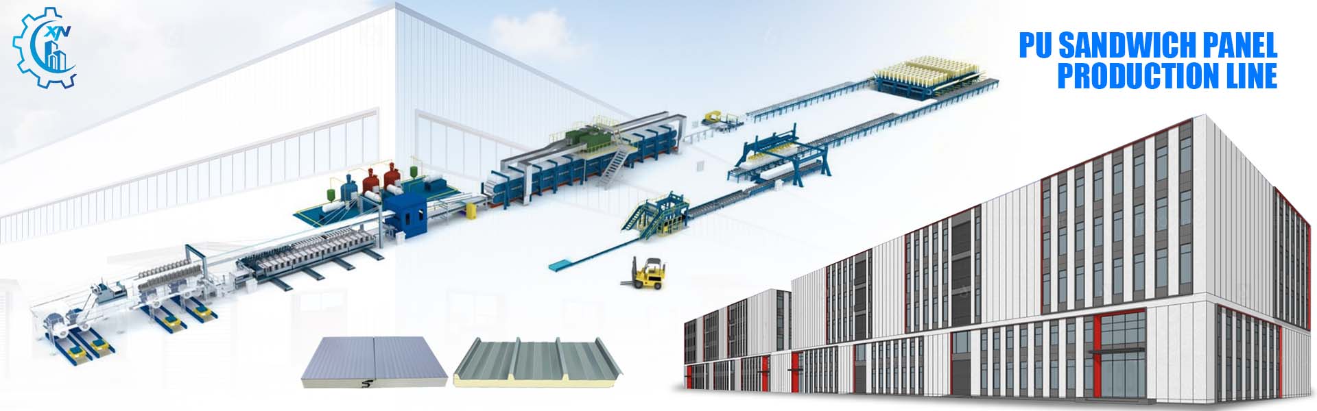 polyurethane sandwich panel machine