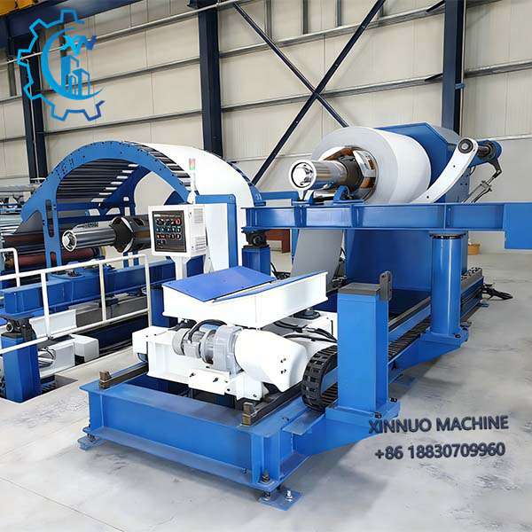 An optional 2+2 non-stop decoiling system allows coil replacement without stopping the production line, significantly increasing productivity and production efficiency.