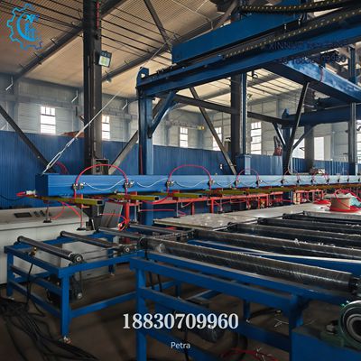 Efficient auto stacker for sandwich panels (PU, EPS, Rock Wool) improves stacking speed & safety.