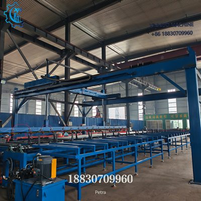 Efficient auto stacker for sandwich panels (PU, EPS, Rock Wool) improves stacking speed & safety.