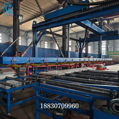 Efficient auto stacker for sandwich panels (PU, EPS, Rock Wool) improves stacking speed & safety.